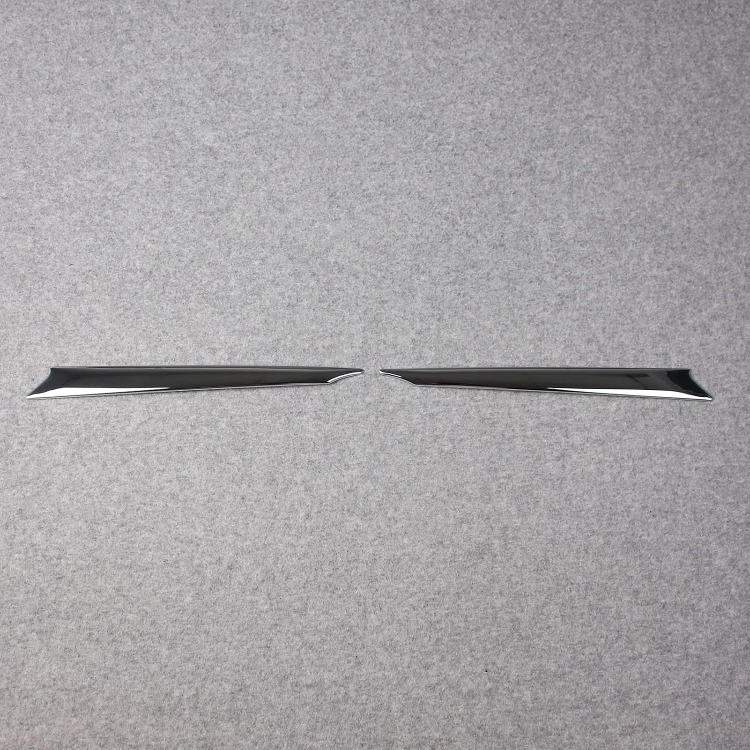 Beautost Fit for Toyota Highlander 2020 2021 2022 Rear Trunk Lid Molding Trim Chrome ABS Pack of 2