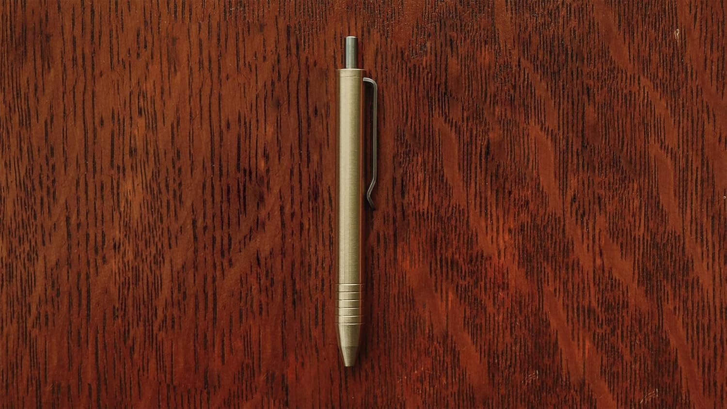 Mini Click Pen - BIG IDEA DESIGN (Titanium - Black) Pack of 2