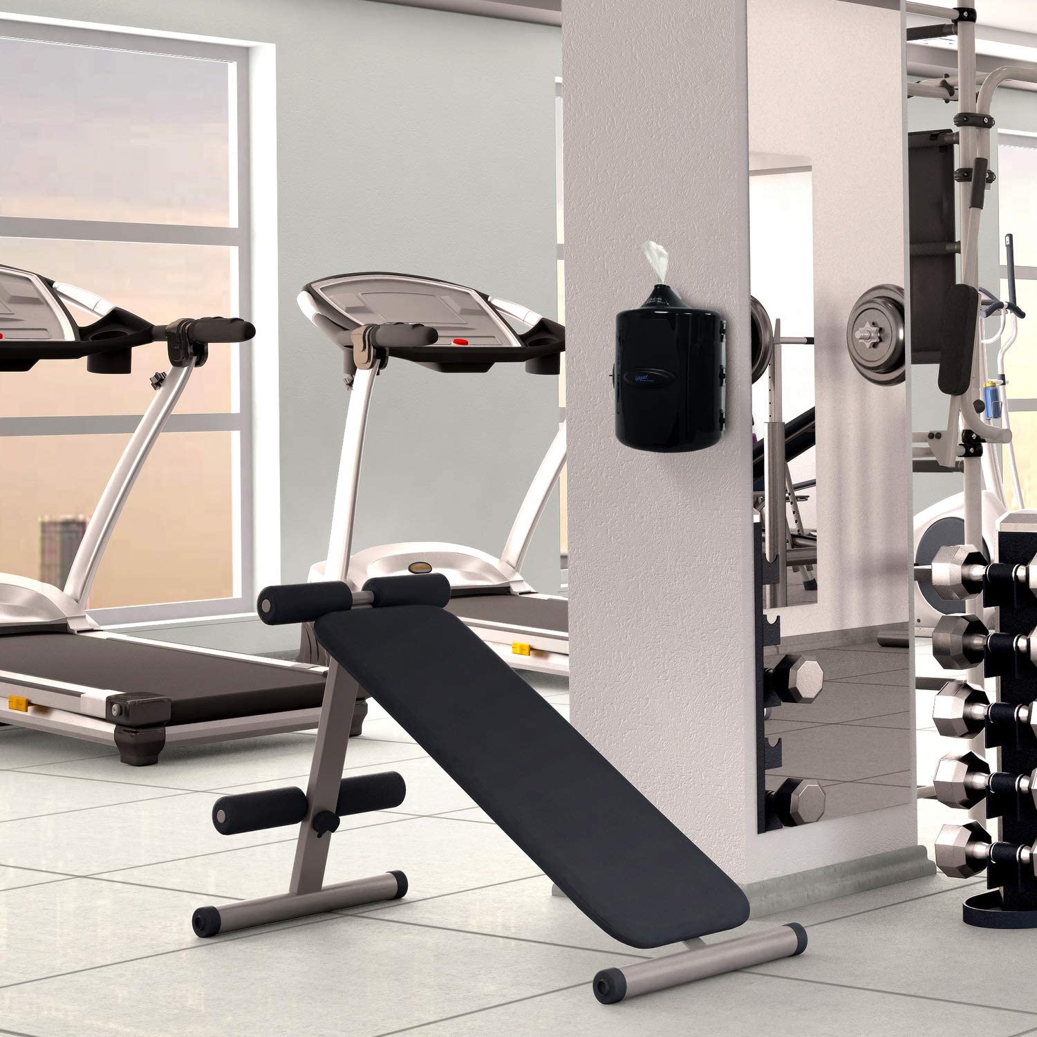 Wipex Gym & Fitness Wipes Refill Pack 700 Large Natural Wipes With Vinegar & Lavender Oil (1 Refill) Pack of 2