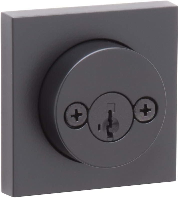 Kwikset 159SQT-11PS Halifax Square Double Cylinder Deadbolt Smart Key Venetian Bronze Finish Pack of 2