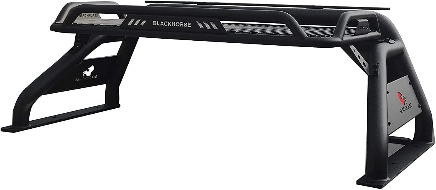 BLACK HORSE Atlas Roll Bar RB-BA1B - Black Compatible with 2000-2022 Dodge Ram 1500/2500 / 3500 F-150 / Titan/Sierra 1500/2500/3500 Tundra/Silverado 1500/2500 / 3500