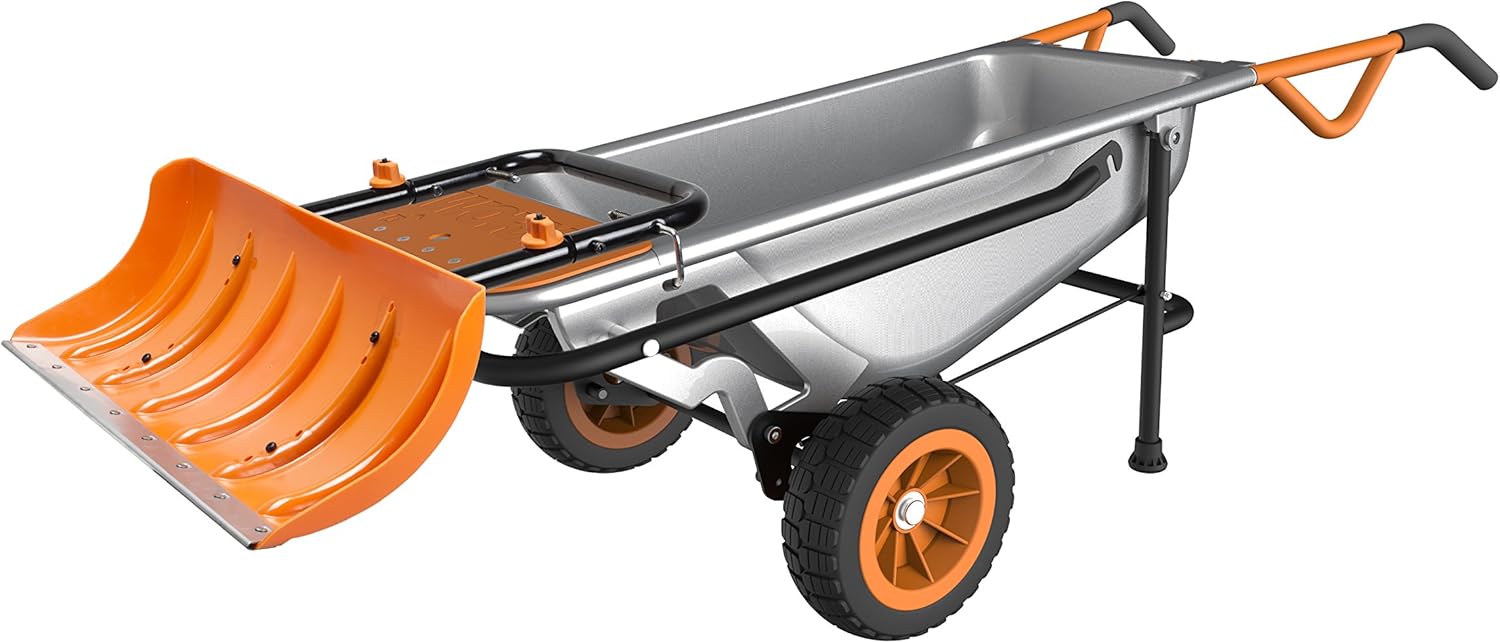 WORX WA0230 AeroCart Wheelbarrow Snow Plow Pack of 2