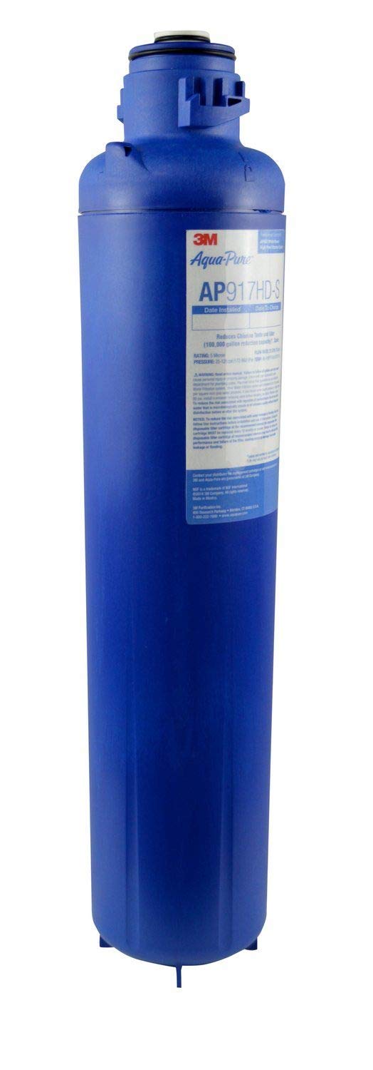 3M Aqua-Pure Whole House Sanitary Quick Change Replacement Water Filter AP917HD-S, For Aqua-Pure System AP904, Reduces Sediment, Chlorine Taste and Odor, and Scale