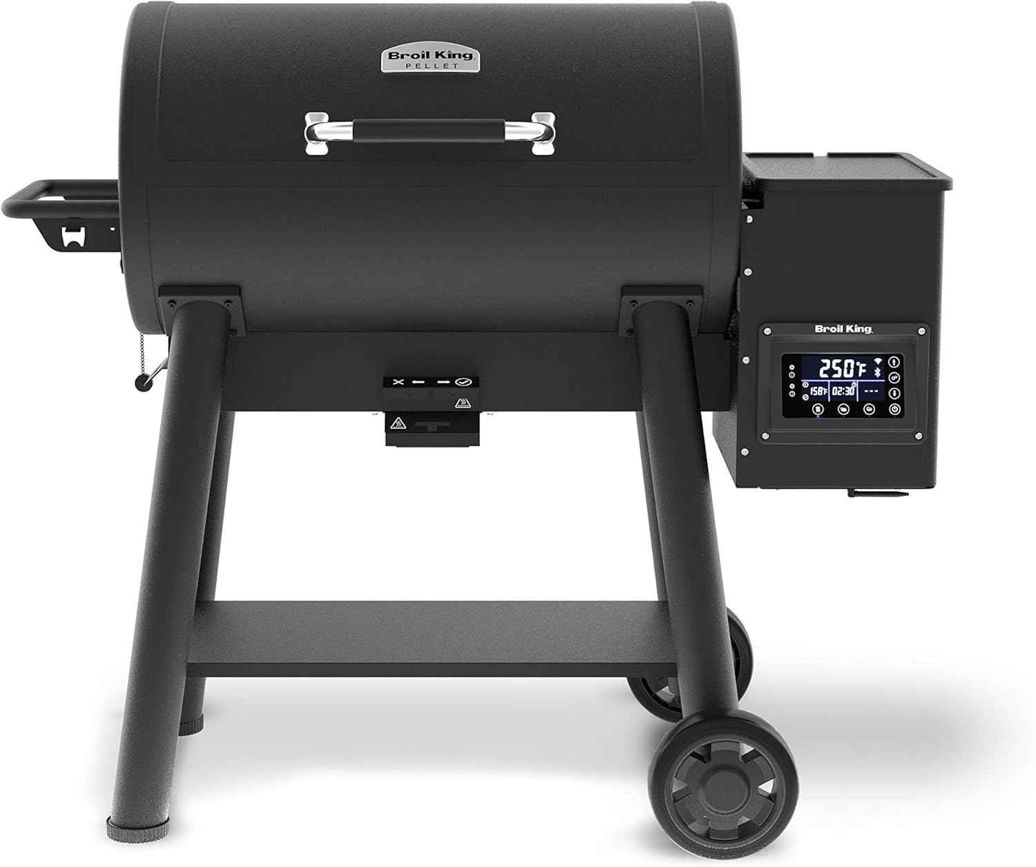 Broil King 493051 Crown 400 Pellet Grill, 640 sq. in, Black