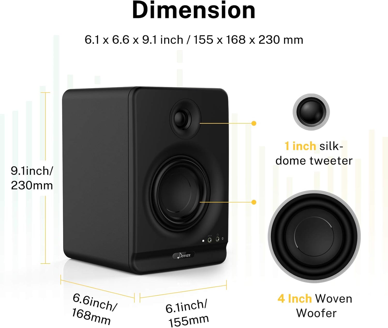 Donner Studio Monitors 4