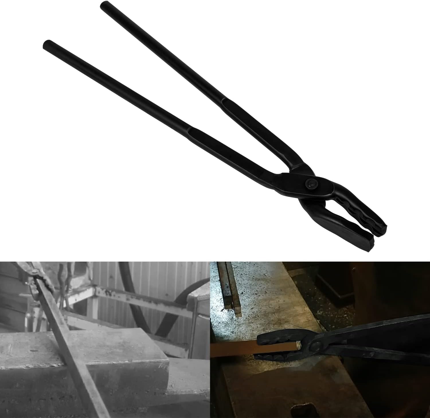 Bzsunway Blacksmith Wolf Jaw Tongs 16 (410mm) Pack of 2