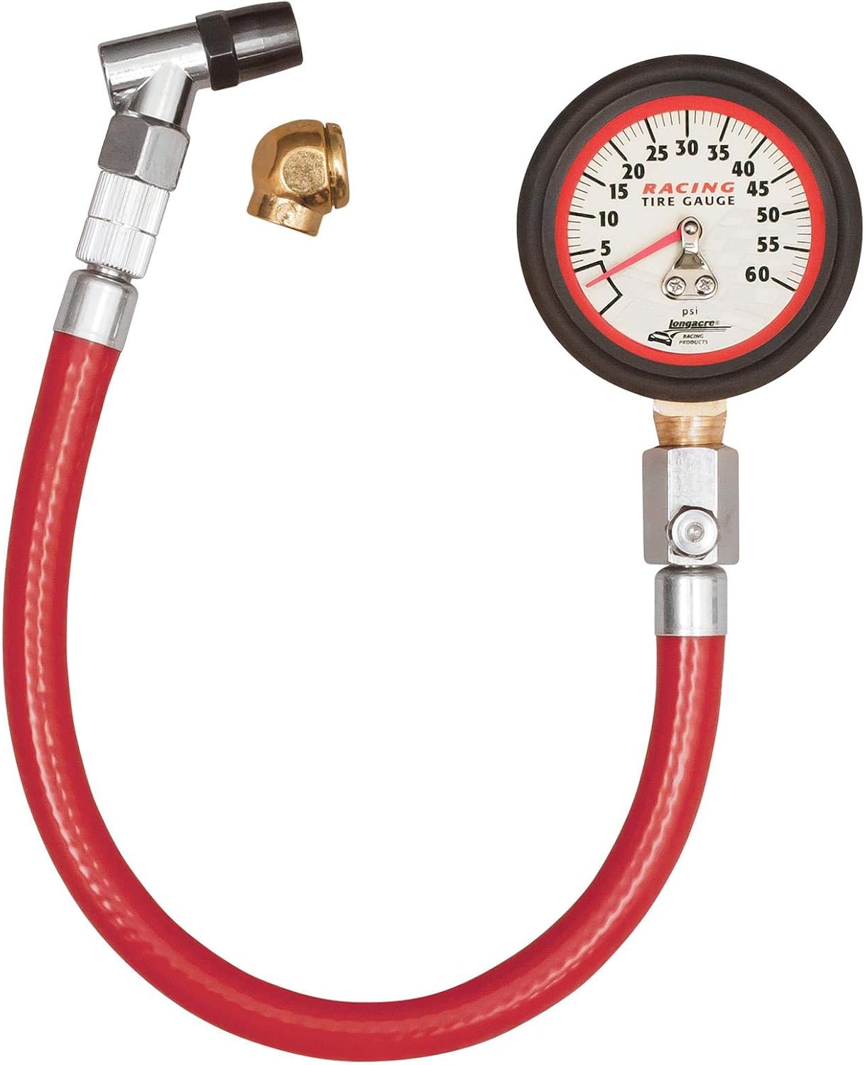 Longacre® 50417 0-60 PSI Analog Tire Pressure Gauge, 2 Inch Pack of 2