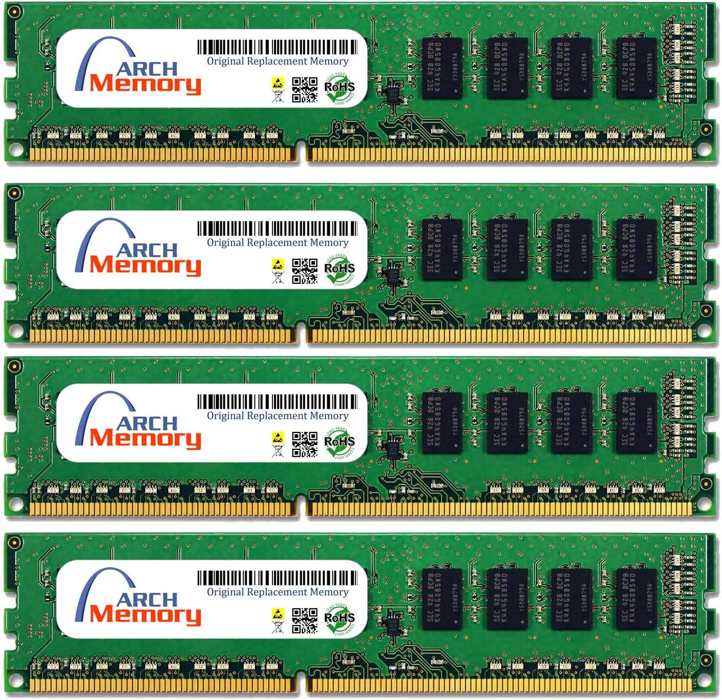 Arch Memory Replacement for HP 16 GB (4 x 4 GB) A2H32AV 240-Pin DDR3 ECC UDIMM RAM for HP Z1