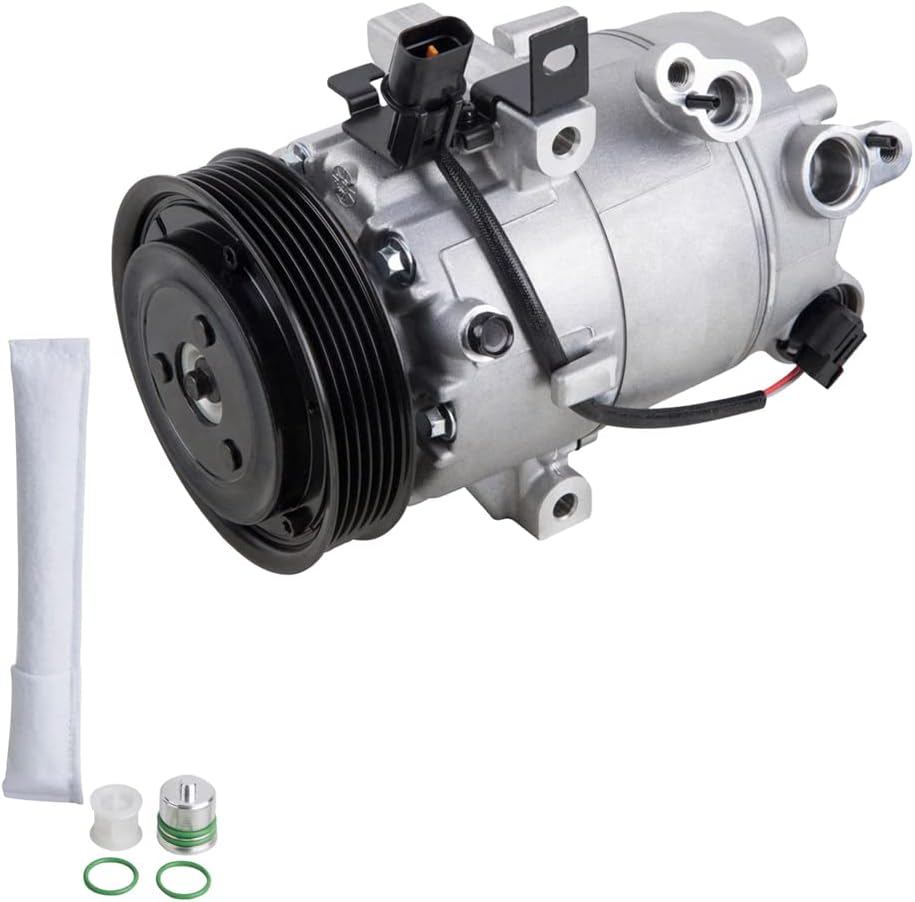 AC Compressor w/A/C Drier For Hyundai Elantra 2014 2015 2016 - BuyAutoParts 61-89581R2 New