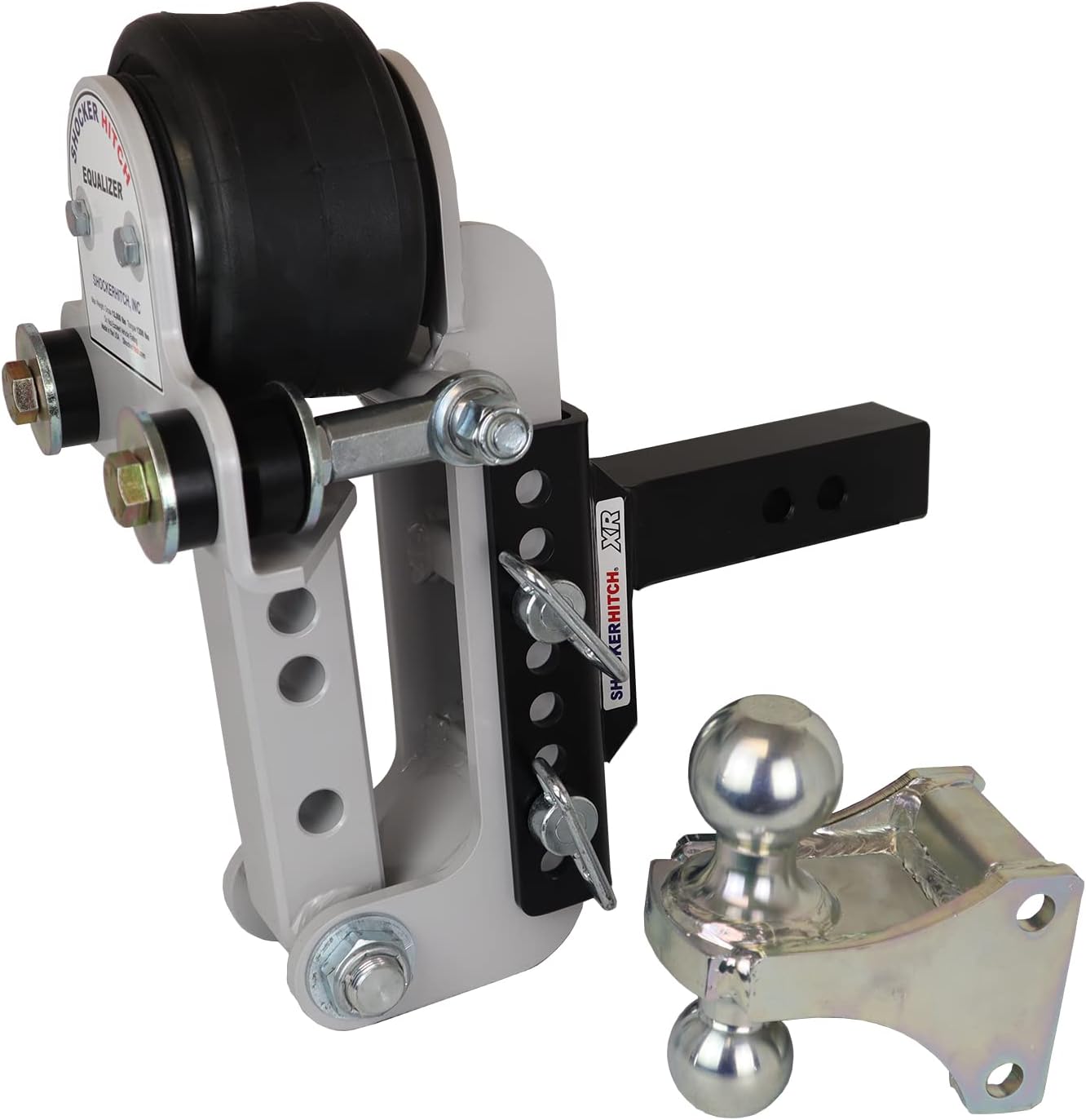Shocker Air Equalizer for Weight Distribution Hitch w/Combo Ball, Air Equalizer, XR Ball Mount & Combo Ball Mount, Fits 3