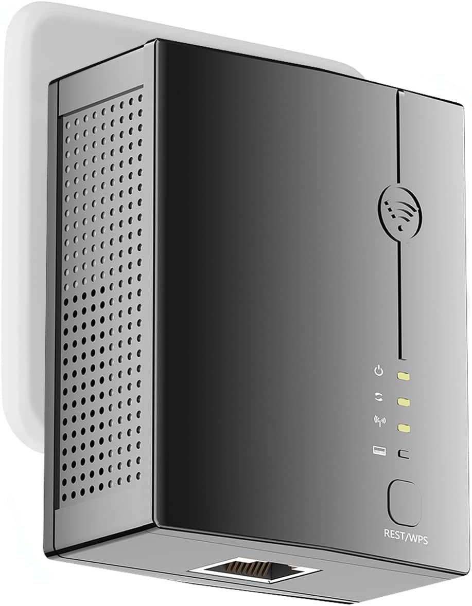 2022 WiFi Range Extender Wireless Signal Booster Long Range up to 360°Full 6000sq.ft and 35 Devices, Internet Booster for Home, Wireless Internet Repeater, 5 Modes,1-Tap Setup, Access Point Pack of 2