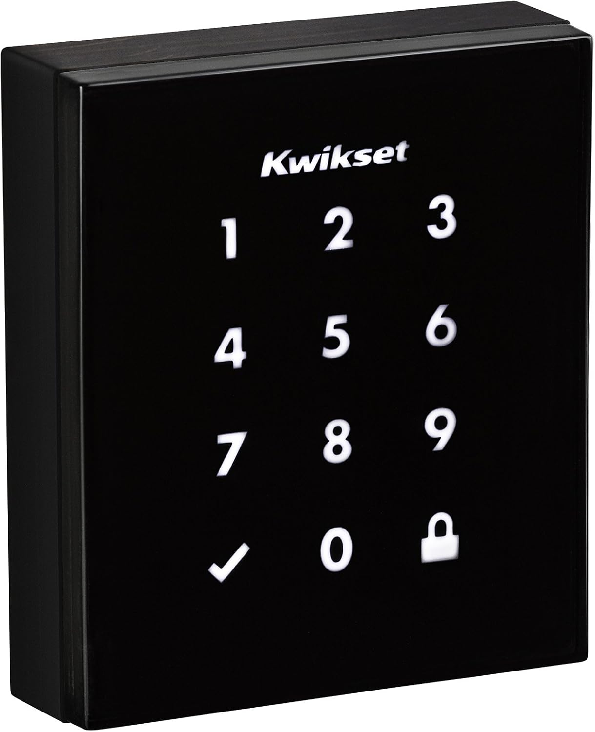 Kwikset 99540-002 Obsidian Keyless Entry Z-Wave Plus Electronic Touchscreen Deadbolt, Venetian Bronze