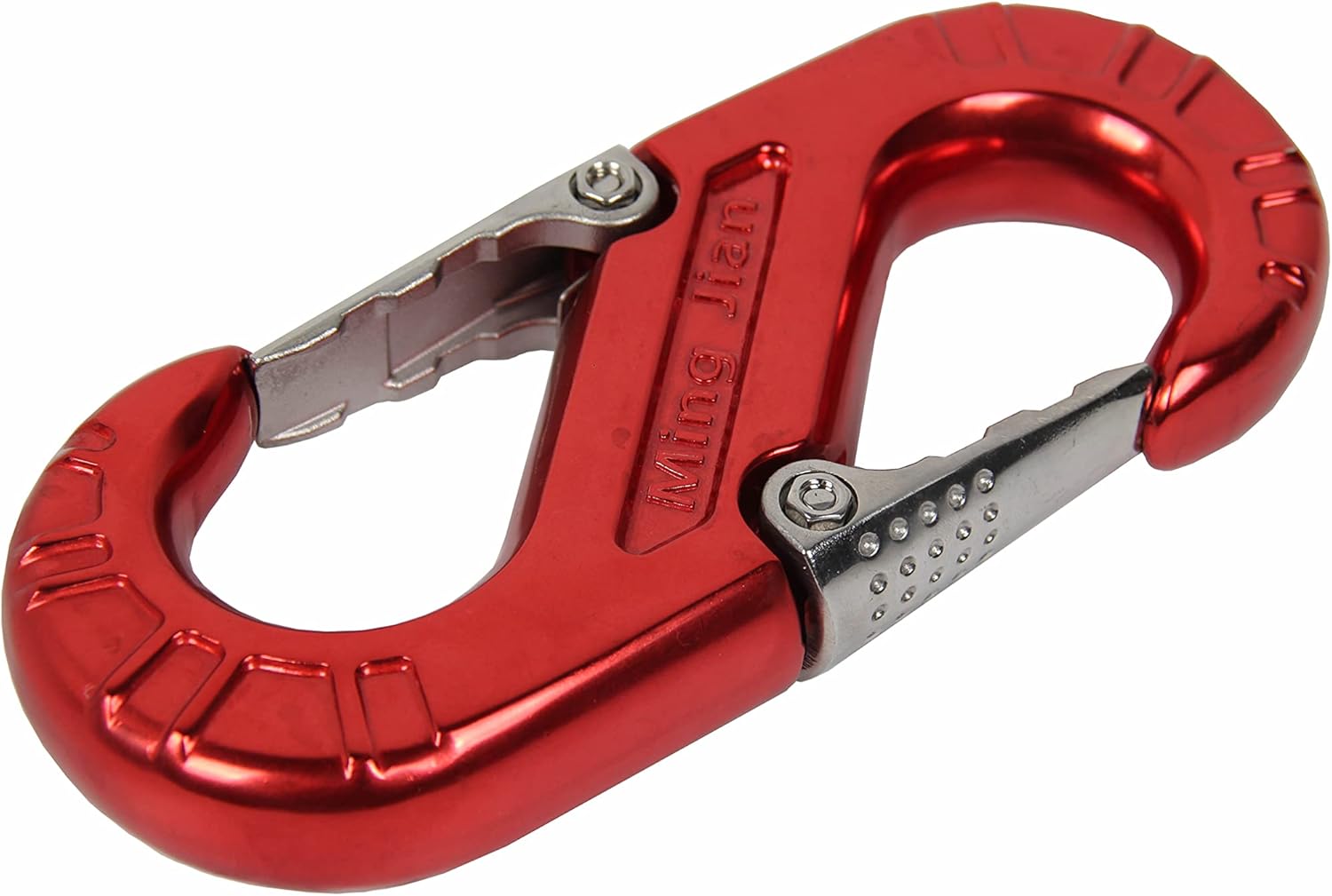 Keazet S-Shape Integrated Forging Shackles, Off Road Shackles for Rescue, Strength = 57000 lbs (Green) Pack of 2