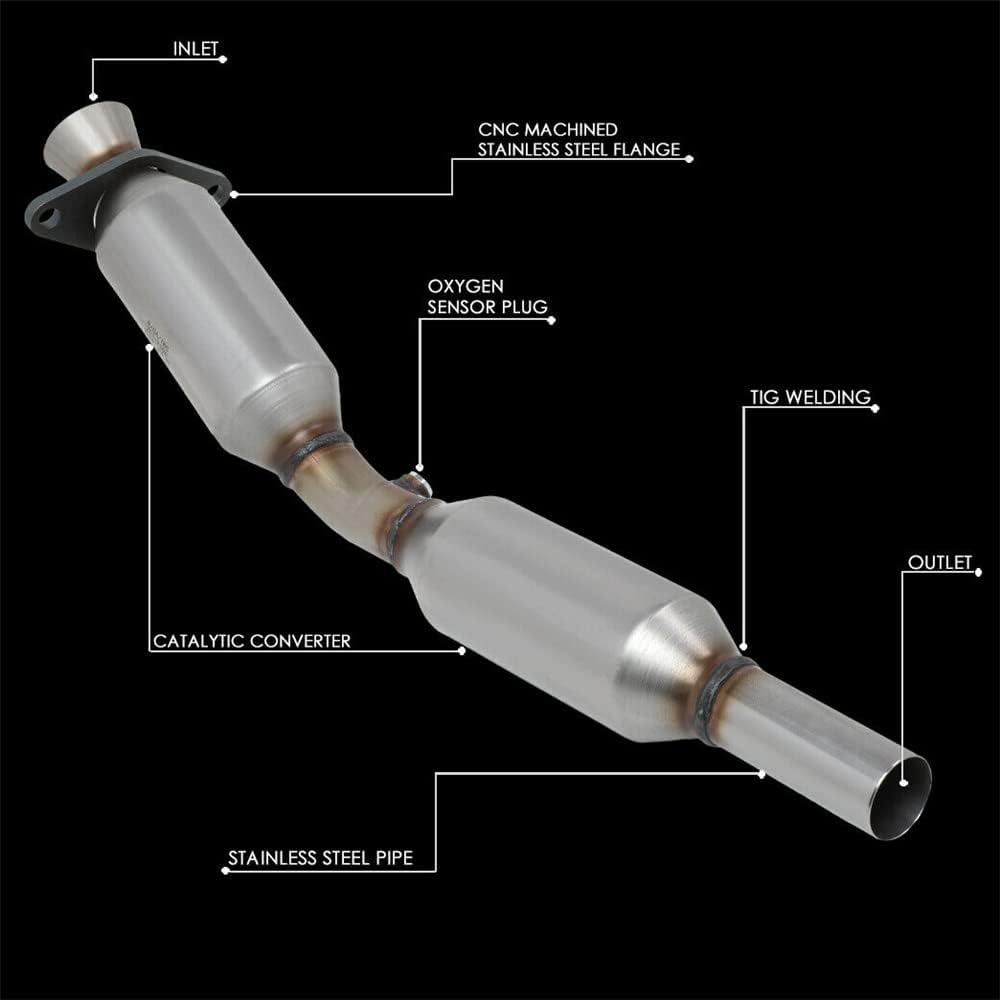 SDonestep Catalytic Converter Exhaust Pipe Direct Fit For 2003-2008 Corolla Matrix Vibe 1.8L Engine High Flow Series EPA Compliant DAV19072F