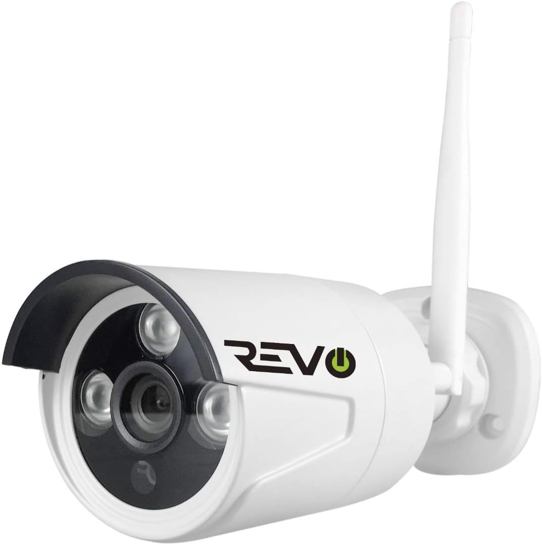 REVO America RW81D3GB3G-1T Wireless 8CH. Security System - 1TB HDD Full-HD Wi-Fi NVR, 3 x 1080P Bullet & 3 x 1080P Dome Cameras - Remote Access Via Smart Phone, Tablet and Pc