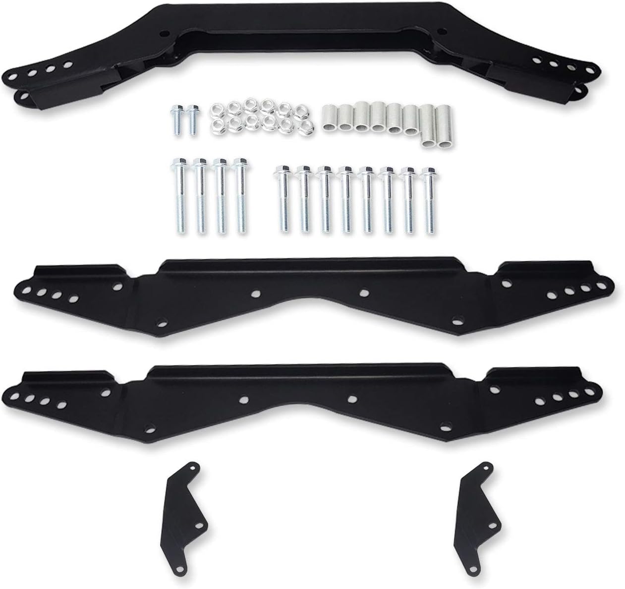 WSays UTV 2''-3'' Lift Kit Front Rear Suspension Full Lift Kit Asjustable Compatible with Polaris RZR S 800/4 800