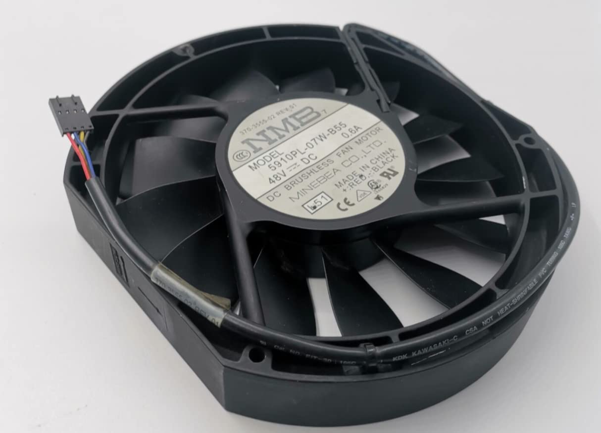 5910PL-07W-B55 170X150X25mm 48V 0.6A 4000RPM 2800CFM 4 Wire Cooling Fan