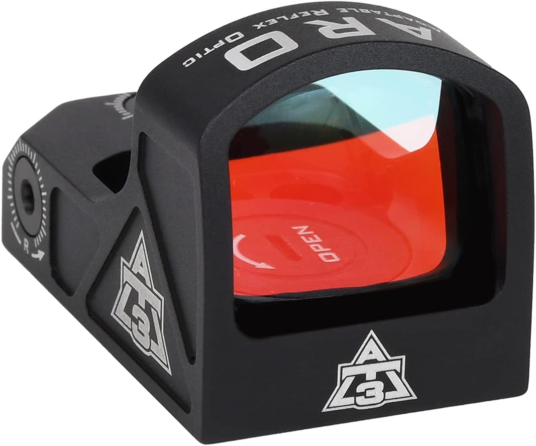 AT3 Tactical ARO Micro Red Dot Sight - Direct Mount, Low Mount, Optional Riser Mount - 3 MOA Compact Reflex Sight
