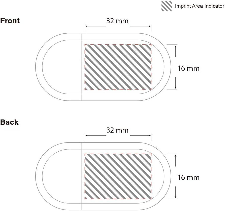 Possibox Custom Wood USB Flash Drive 8GB Printed or Engraved with Your Logo - as Promotional Gift Bulk USB 2.0 - 100 Pack