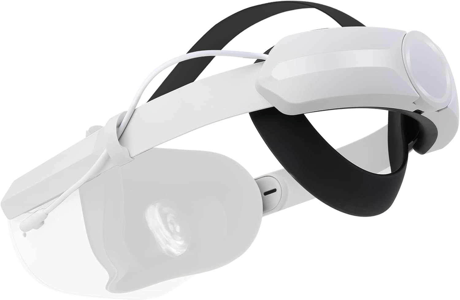 Head Strap for Oculus Quest 2, Built-in 5000mAh Battery Pack, Simple Connection and Lightweight Design, Extend 6hrs Playtime for Quest 2/Meta VR Pack of 2