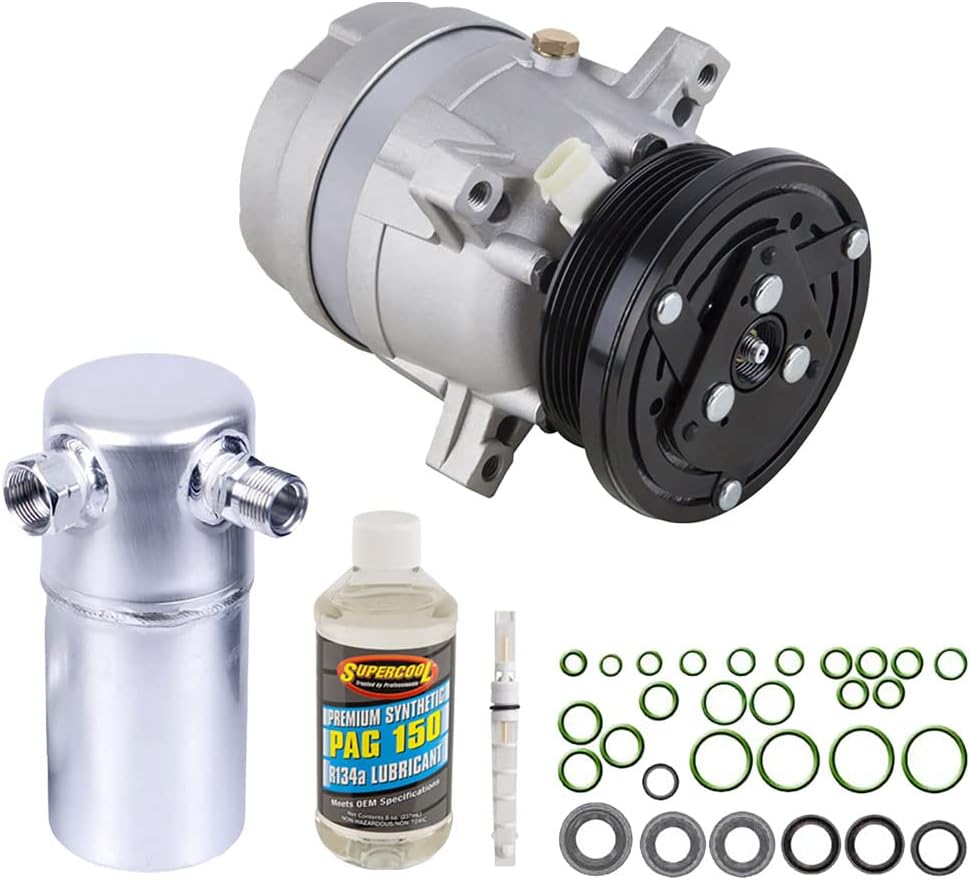 AC Compressor & A/C Kit For Chevy Lumina Monte Carlo Pontiac Grand Prix Buick Century Regal Olds Cutlass Cierra 3.1 3.4 - BuyAutoParts 60-80236RK New