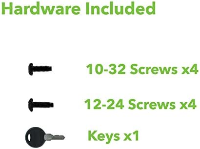 NavePoint Server Cabinet Case 19 Inch Rack Mount DJ Locking Lockable Deep Drawer with Key 2U Pack of 2