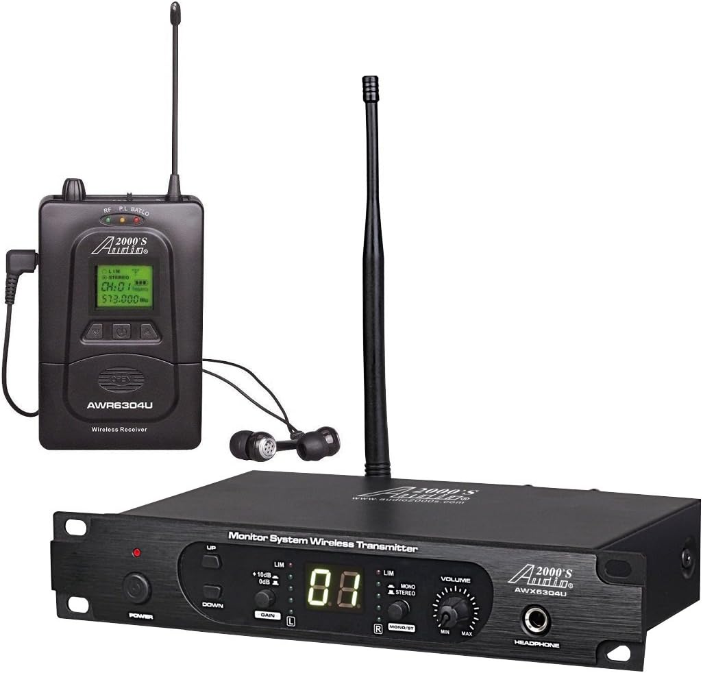 Audio2000'S In-Ear Audio Monitor System (AWM6305U)