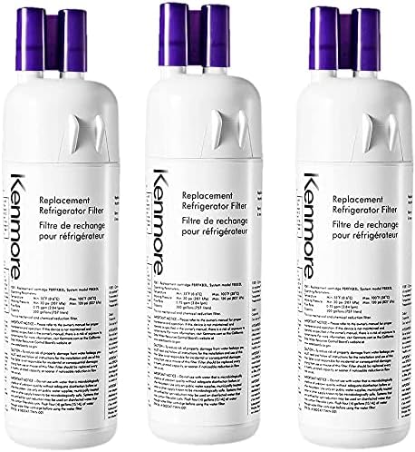 46-9081 EDR1RXD1 W10295370A waterfilter Compatible With f ilter1, P4RFWB, P8RFWB2L Replacement for Kenmore waterfilter 9081 9930,3pack Pack of 2