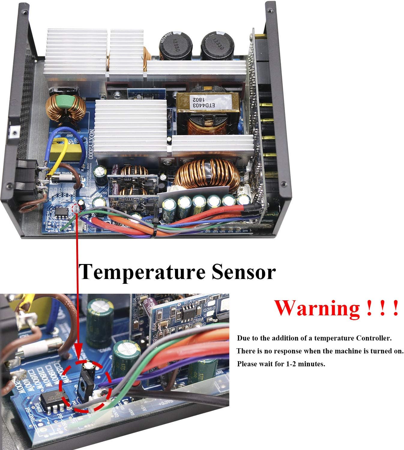 Module Power Supply 1600w Full Modular for Miner 1600w 80 Plus Gold Power Supply 12V With Auto Fan Speed Control Support 8 Graphic Card RX3060/3070/3080 For Eth ETC Zcash Ethereum Mining Rig 110V