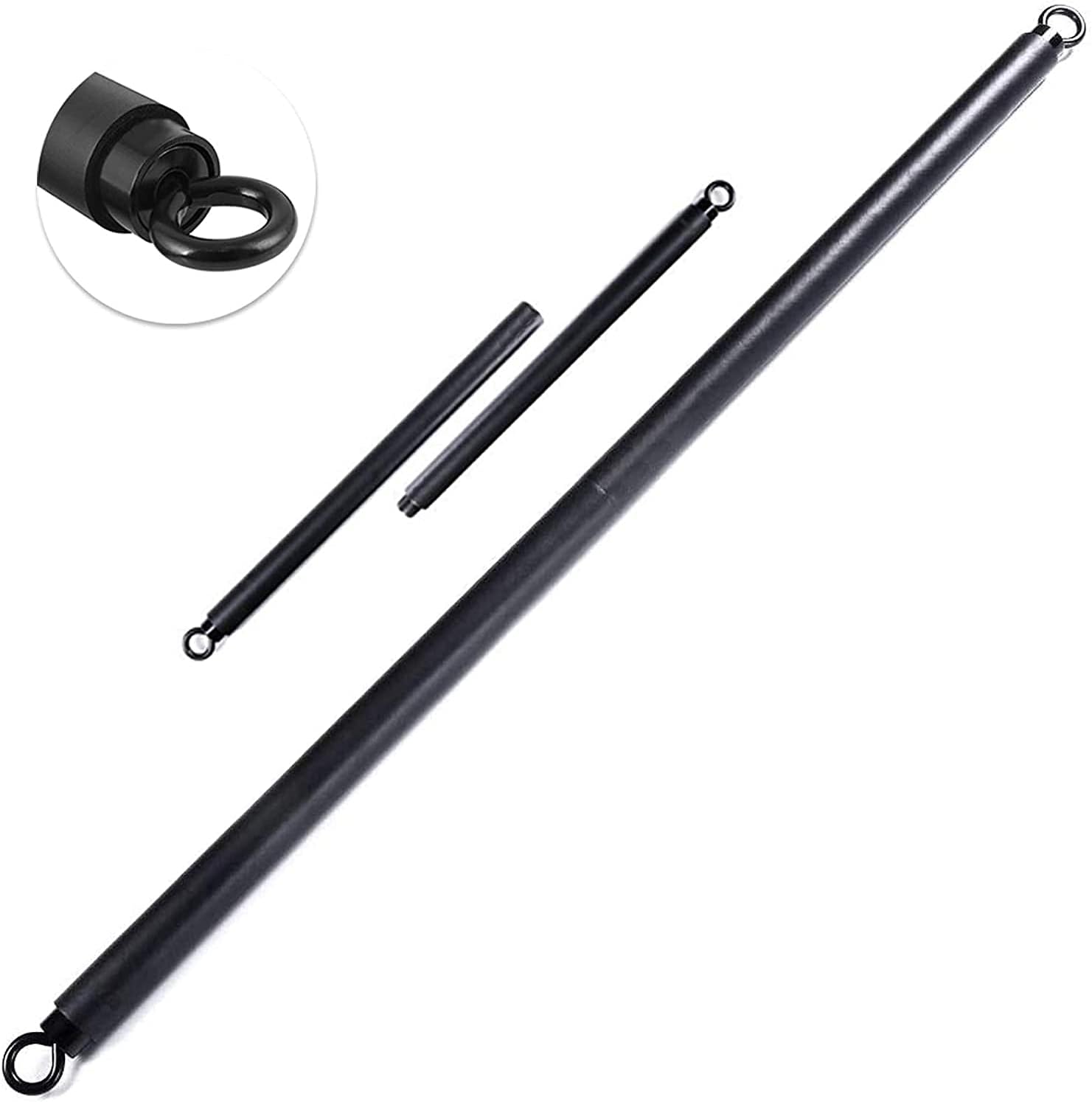 HORKEY Resistance Bar Portable Home Gym, Workout Bar, Full Body Workout Equipment, Resistance Band Bar, Exercise Bar Ship from US Pack of 2