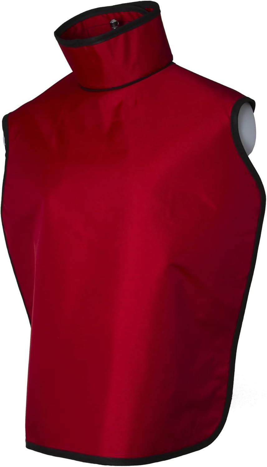 Quickship Adult Dental Radiation Lead Apron with Hanging Loops and Sewn in Thyroid Collar
