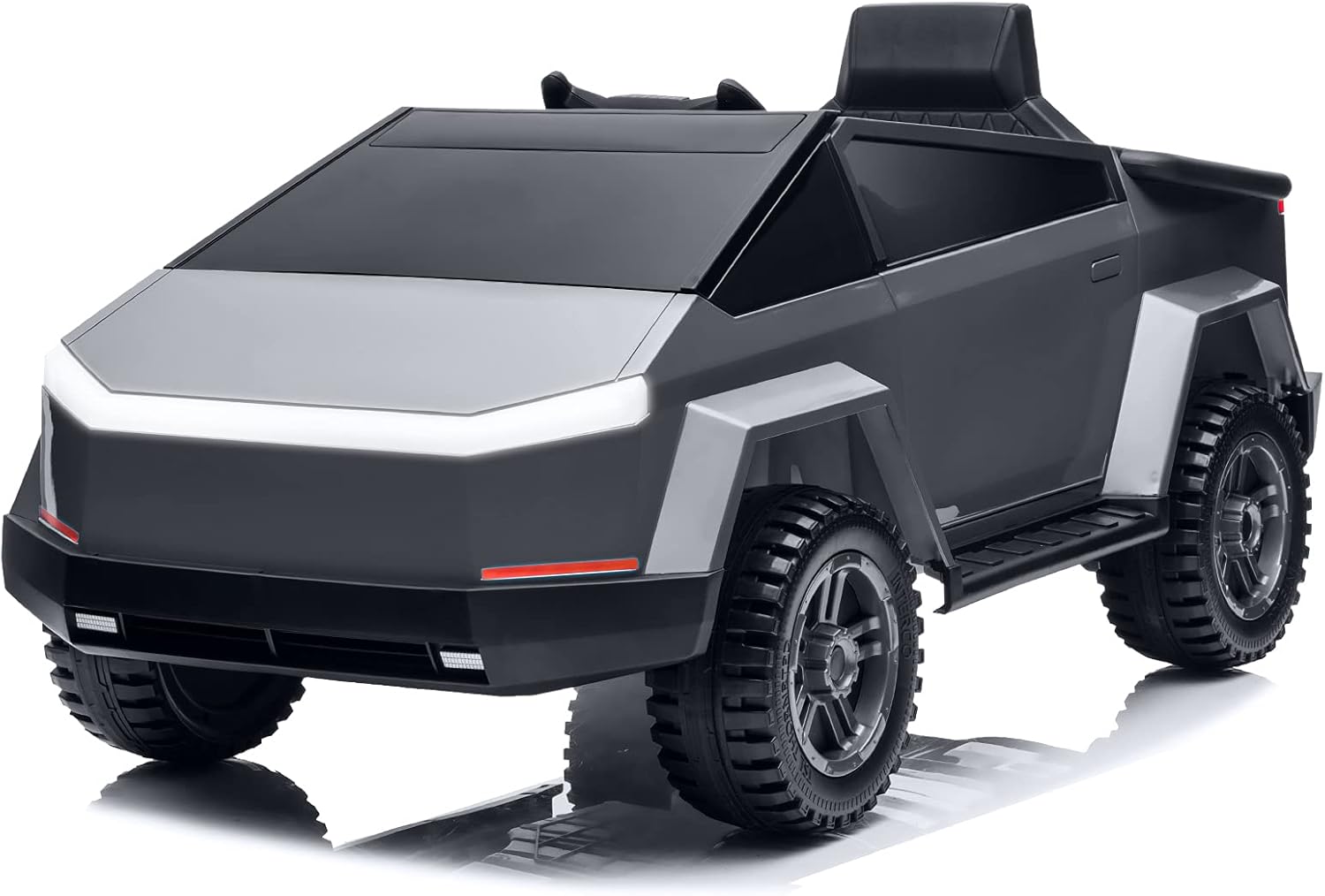 MX Truck Ride On Car with Remote Control, Cyber Style Pickup Truck 12V Electric Car for Kids to Drive, Pink