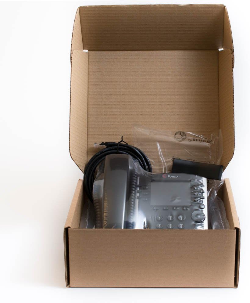 Polycom 2200-46162-025 VVX 410 12-Line IP Phone Gigabit PoE (Power supply not included) (Renewed) Pack of 2