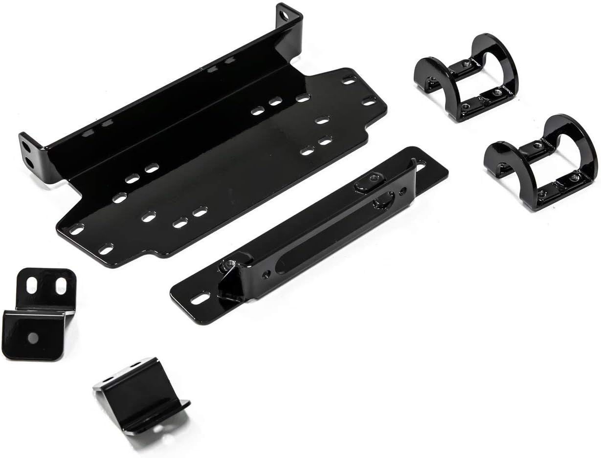 SuperATV Honda Winch Mount Plate for 2019+ Honda Talon 1000X / 1000R | 2020+ Honda Talon 1000X-4 | Compatible with Many OEM and Aftermarket Winches | UV-Resistant Powder Coating
