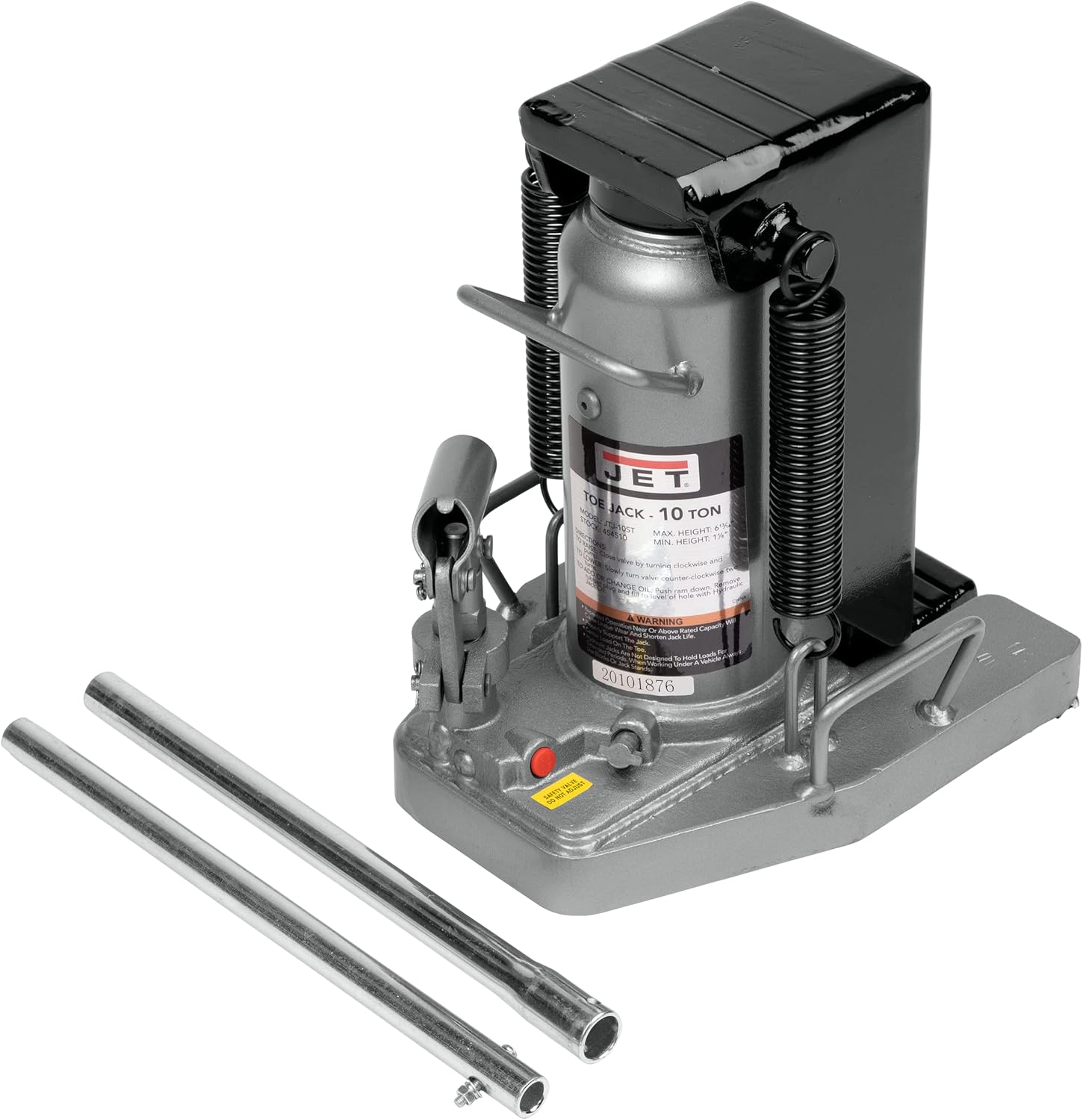 Jet Tools - JTJ-10ST, 10T Toe Jack (454510)