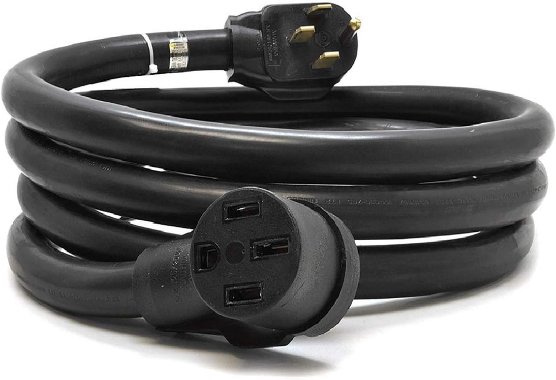 Ceptics 10-Ft 50-Amp Auto EV Extension Cord (Recommended Users | Tesla Model 3/S/X/Y) | Nema L14-50-UL Listed-50A, 125/250V, Feet