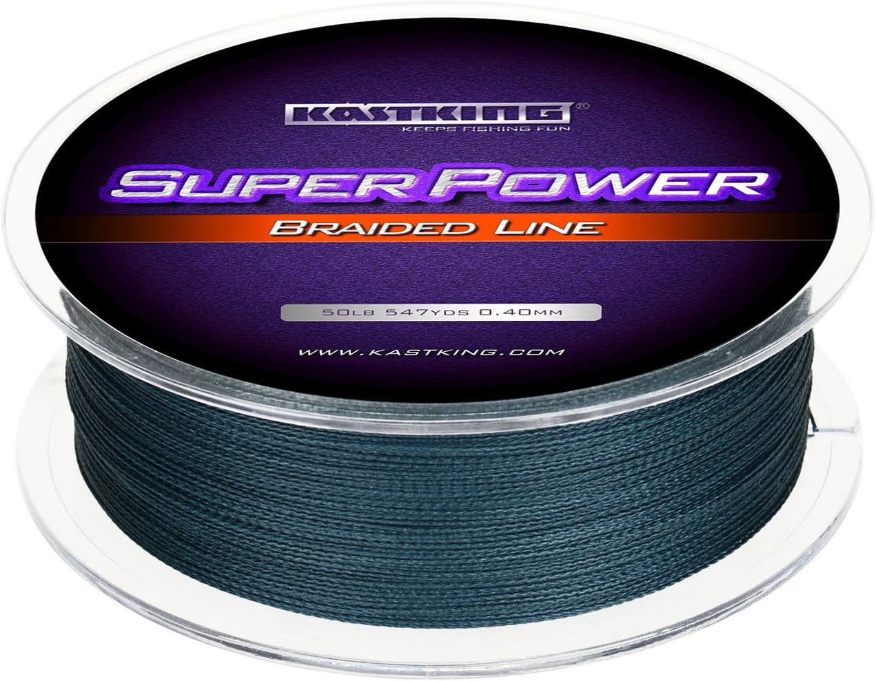KastKing SuperPower Braided Fishing Line - Abrasion Resistant Braided Lines – Incredible Superline – Zero Stretch – Smaller Diameter – A Must-Have! Pack of 2