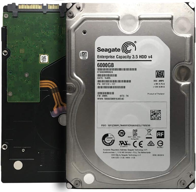 Seagate Enterprise ST6000NM0024 6TB 7200RPM 128MB Cache SATA 6.0Gb/s 3.5-inch Enterprise Hard Drive