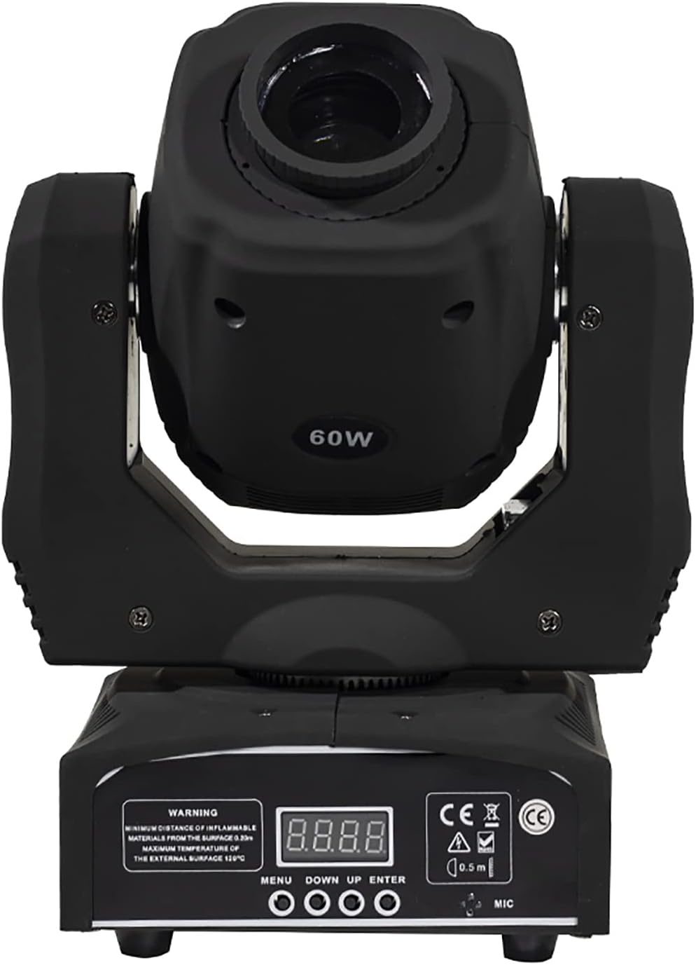 SHEHDS Moving Head Light LED Spot 60W Lighting 8 colors and 8 gobos sound activated professional 9/11 channel Stage Light for Disco KTV club party wedding