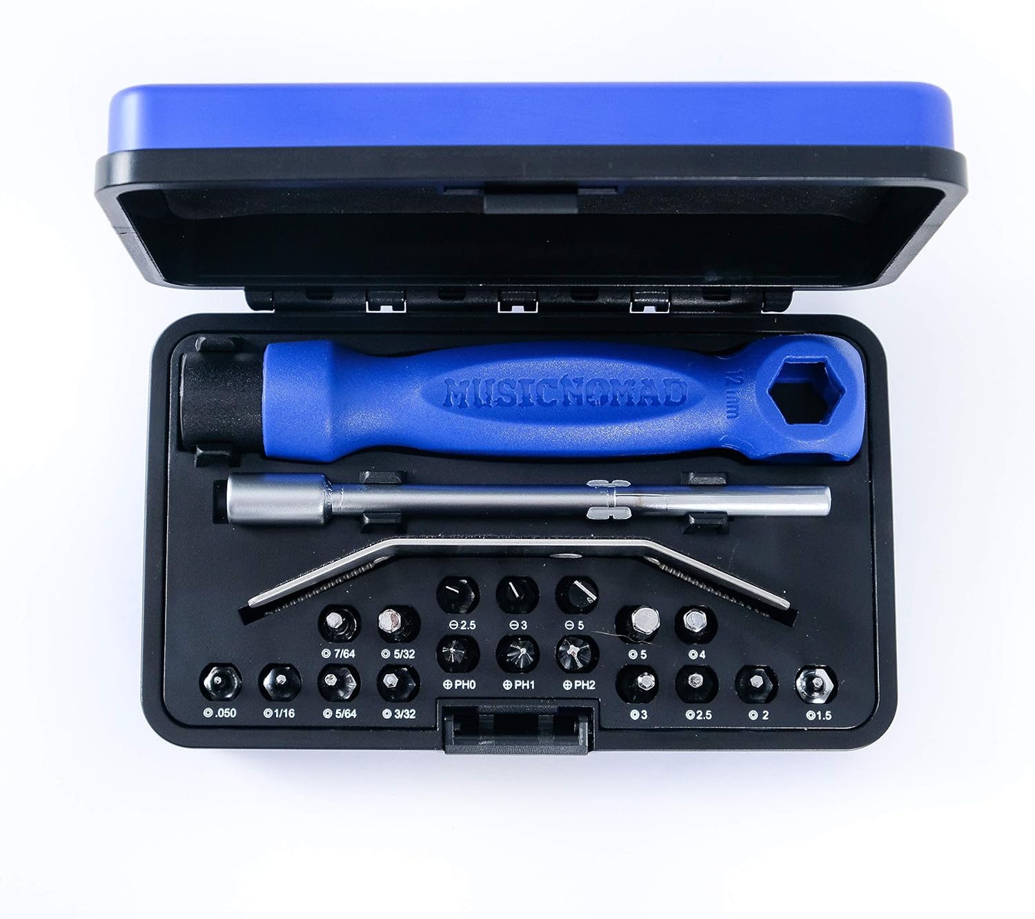 MusicNomad Premium 26 PC. Guitar Tech Screwdriver & Wrench Set MN229 Pack of 2