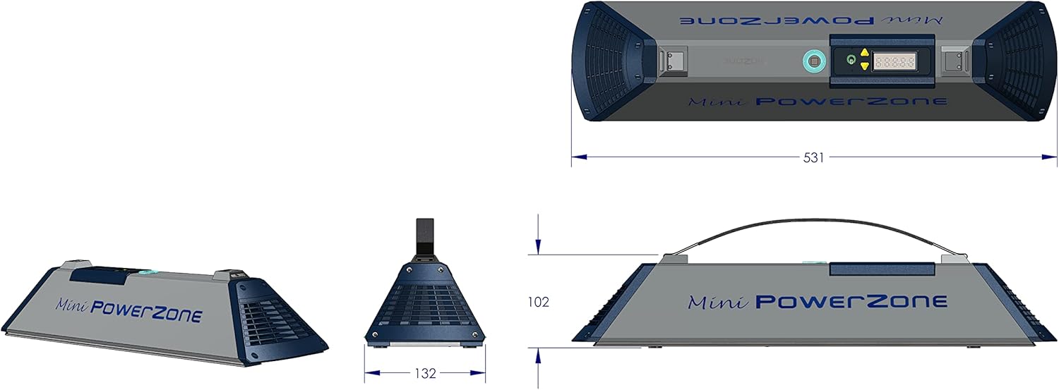 BioZone Scientific | Mini PowerZone | Portable Air & Surface Purifier | UV Virus Shield Technology | Eliminates Odor, Bacteria & Airborne Viruses | Ideal for Hotels & Offices | Chemical Free Cleaning