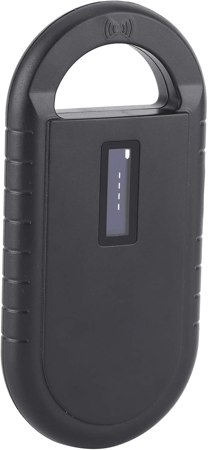 RXTECK Pet Microchip Scanner, Portable Handheld Animal Chip Scanner Microchip Reader Support 134.2KHz ISO11784/ISO11785/FDX-B/ID64 Microchip Scanner for Animal/Pet/Dog/Cat/Pig. Pack of 2