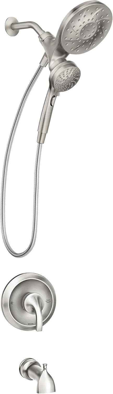 Moen 82304SRN Engage Magnetix Multi-Function Handshower and Rainshower Combo, Spot Resist Brushed Nickel