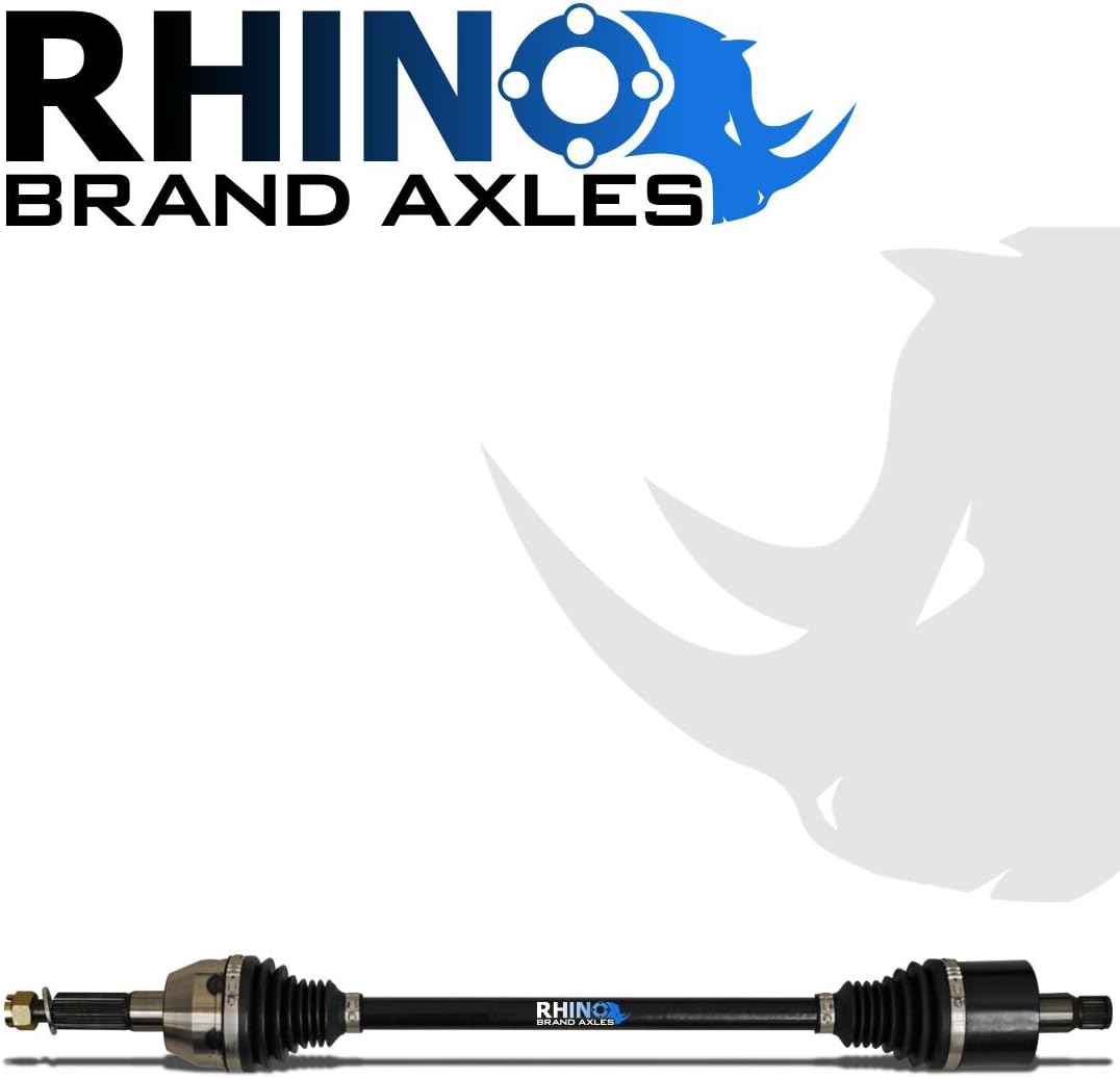 SuperATV Heavy Duty Front Rhino CV Axle for Polaris RZR S 800/4 800 (2009-2014) - Stock Length - FRONT - Upgrade From Your OEM Axle!