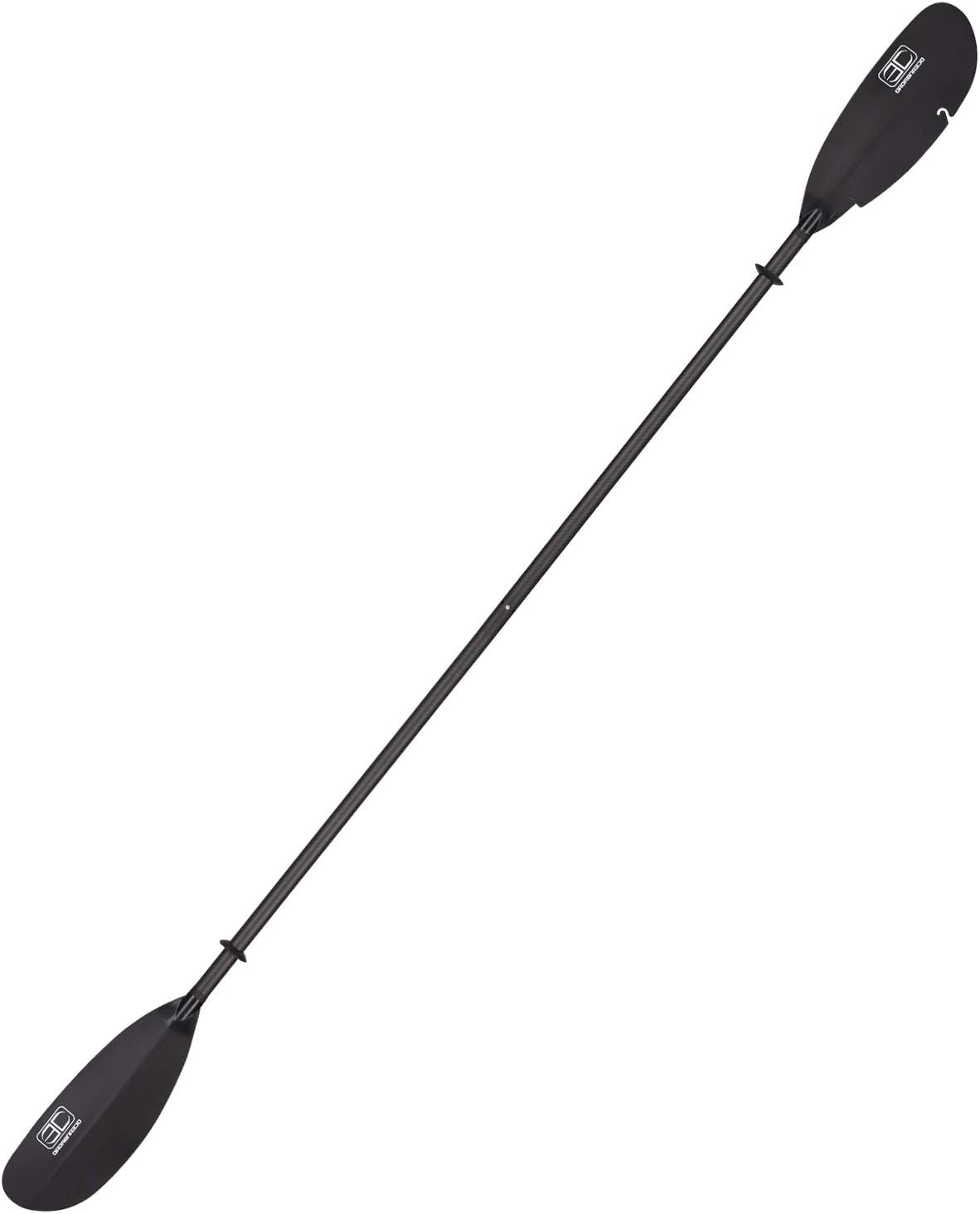 OCEANBROAD Kayak Fishing Paddle 250CM/98 Inches Carbon Composite Shaft Kayaking Boating Oar with Paddle Leash