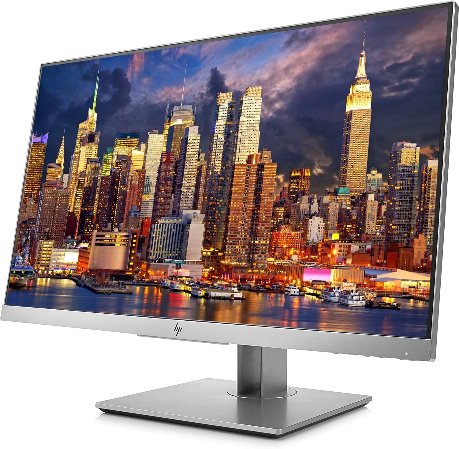 HP EliteDisplay E243 24 Inch 1920 x 1080 (1FH47A8) Full HD IPS LED-Backlit LCD 2-Pack Monitor Bundle with HDMI, VGA, DisplayPort, MK270 Wireless Keyboard and Mouse Combo, and Gel Mouse Pad