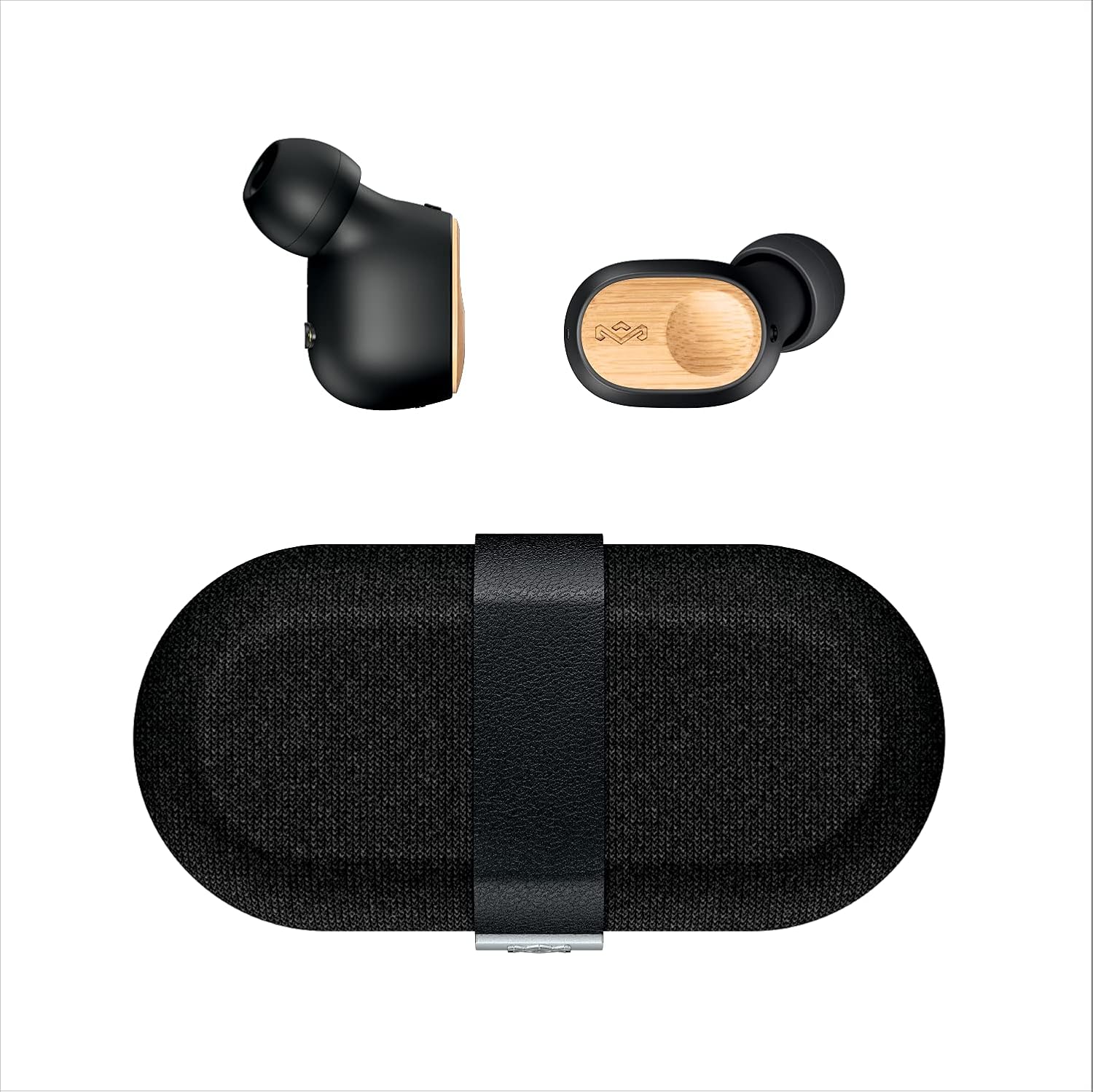 House of Marley Liberate Air: True Wireless Earbuds with Microphone, Bluetooth Connectivity, 32 Hours Total Playtime, and Sustainable Materials