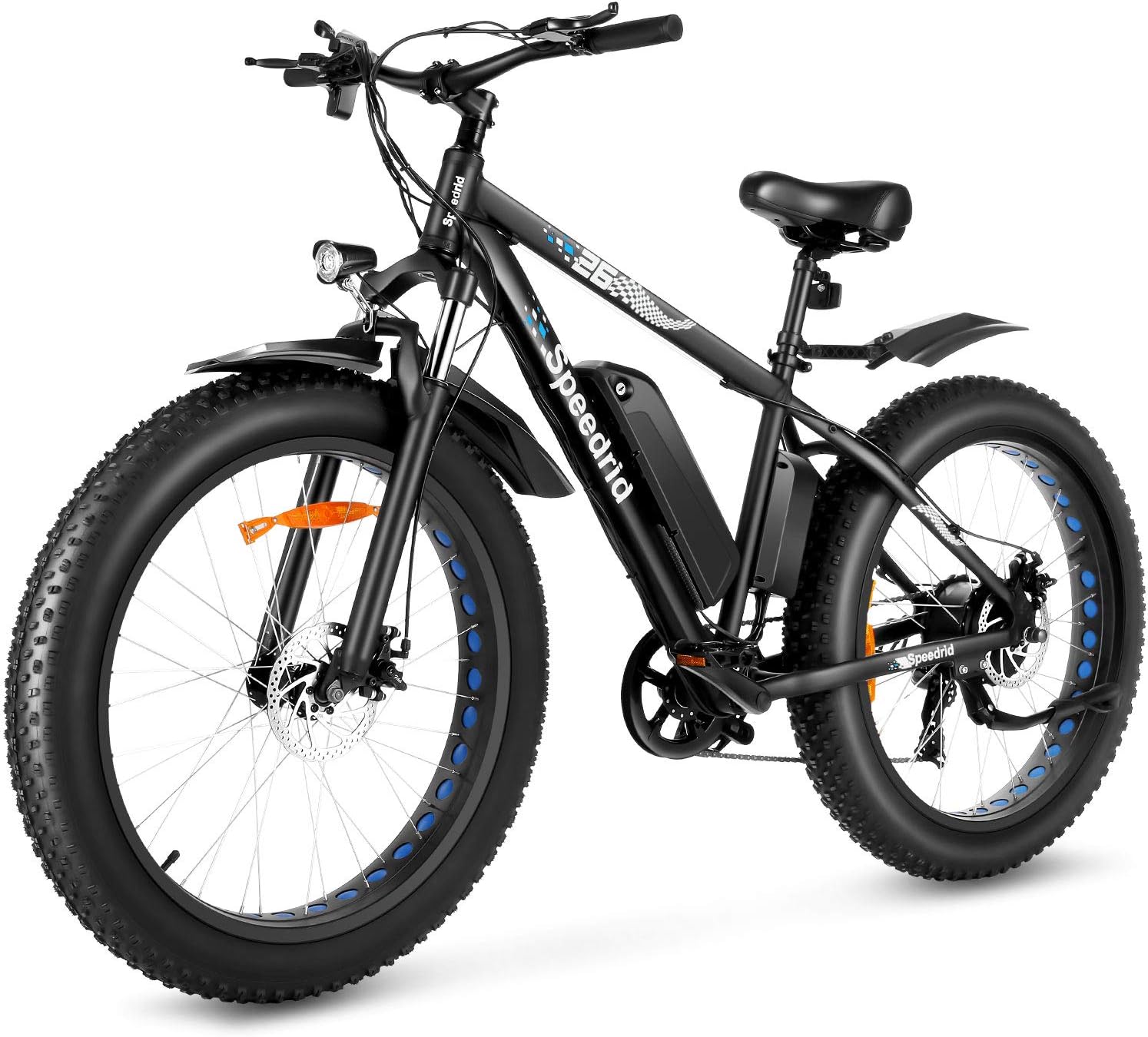 Speedrid Electric Bike 48V 500W Fat Tire Electric Bike Snow Bike 26