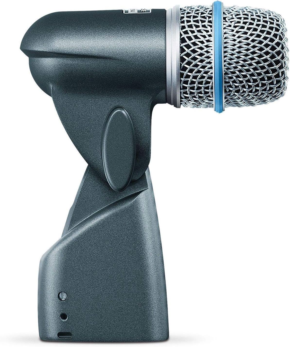 Shure BETA57A Super cardioid Dynamic Microphone with High Output Neodymium Element for Vocal/Instrument Applications, Silver