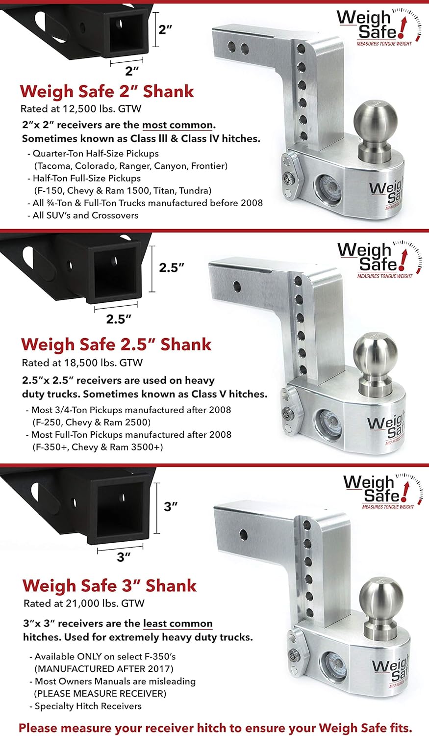 Weigh Safe WS6-2-SET Aluminum Adjustable 6